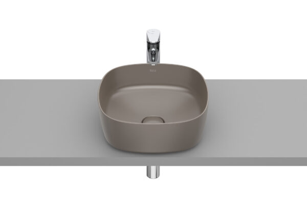 ROCA INSPIRA Umywalka nablatowa cienkościenna Soft FINECERAMIC® CAFE A327502660