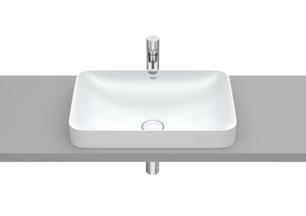 ROCA INSPIRA Umywalka blatowa cienkościenna Square FINECERAMIC® PERŁOWY A327534630