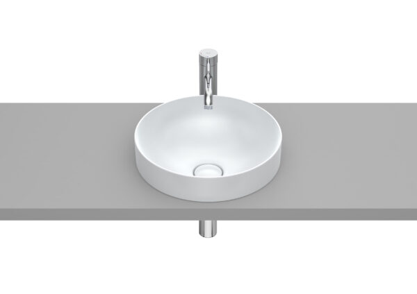 ROCA INSPIRA Umywalka blatowa cienkościenna Round FINECERAMIC® PERŁOWY A32752R630