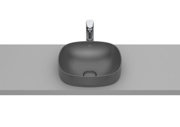 ROCA INSPIRA Umywalka blatowa cienkościenna Soft FINECERAMIC® ONYKS A32750R640
