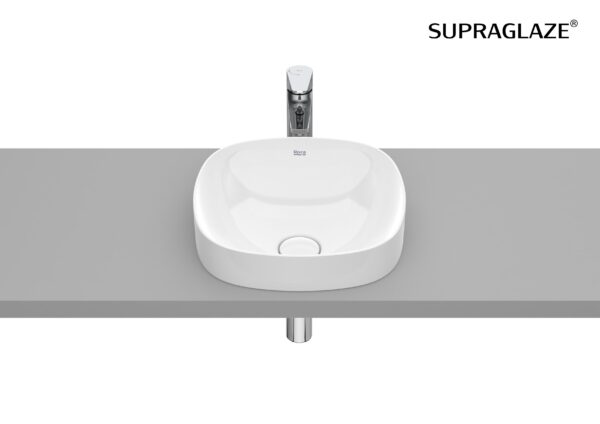 ROCA INSPIRA Umywalka blatowa cienkościenna Soft FINECERAMIC® SUPERGLAZE A32750RS00
