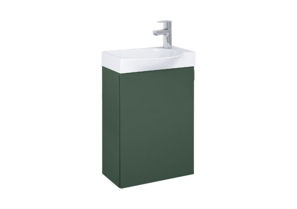 ROCA RAVELL Zestaw łazienkowy Unik 45 cm z 1 drzwiami ZIELONY MAT A852448534