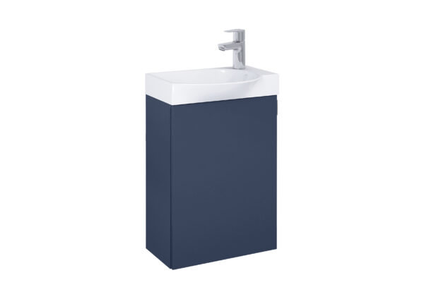 ROCA RAVELL Zestaw łazienkowy Unik 45 cm z 1 drzwiami NIEBIESKI MAT A852448538