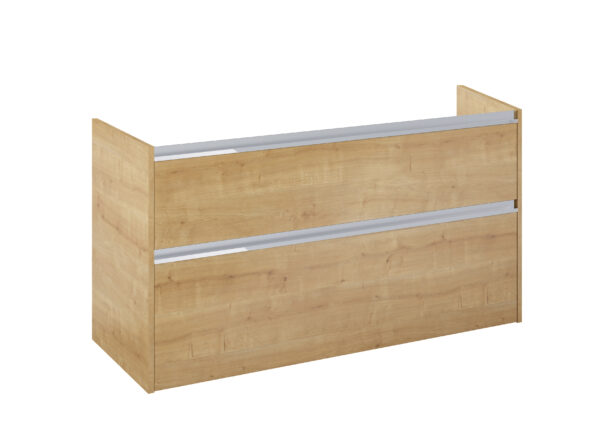 ROCA GAP PRO Szafka łazienkowa 120 cm z 2 szufladami (do kompletacji z umywalką Gap lub blatem) JASNY DĄB A857906464