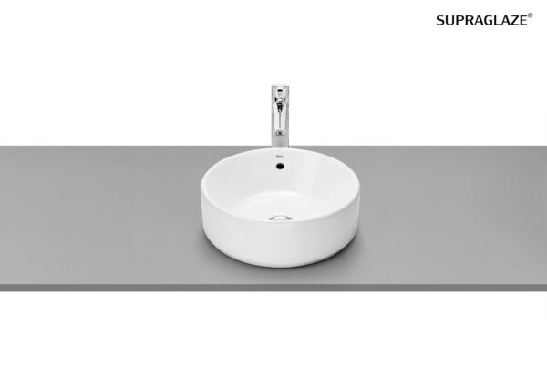 RAVAK ROUND - Umywalka nablatowa okrągła SUPERGLAZE A3270MJS00