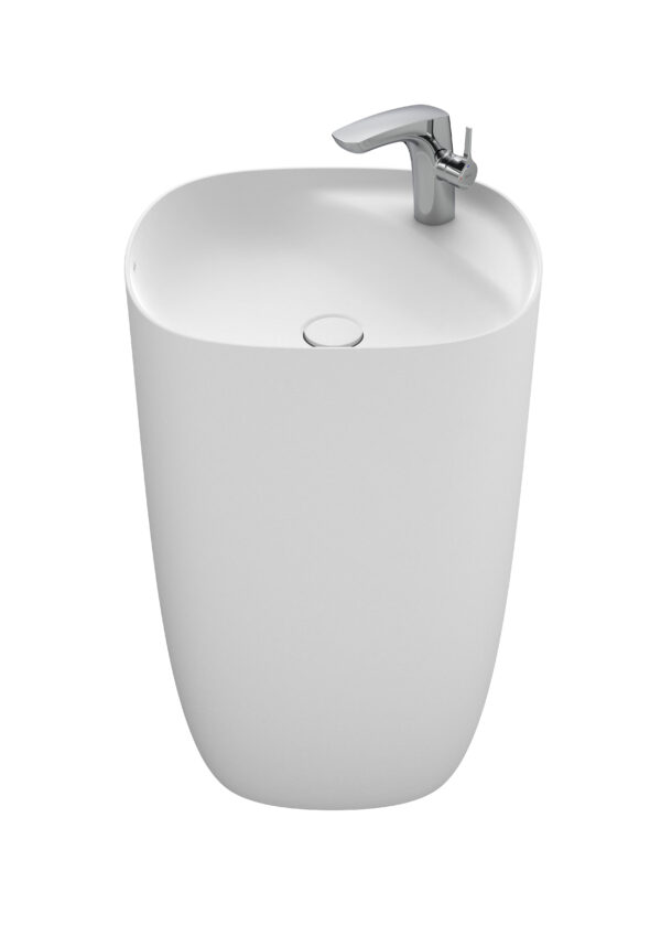 ROCA BEYOND Umywalka stojąca FINECERAMIC® BIAŁY MAT A3270B0620