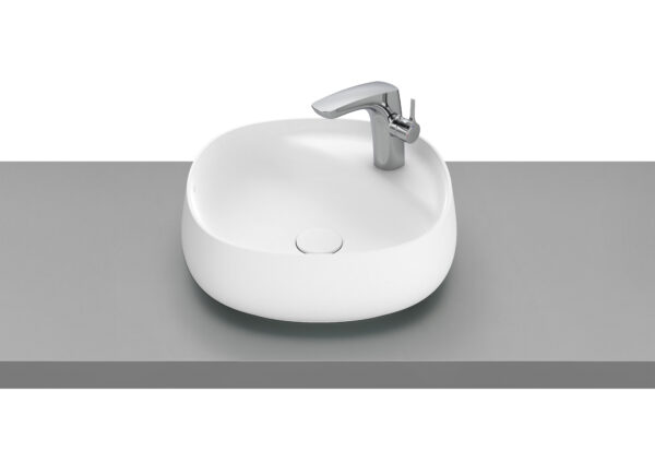 ROCA BEYOND Umywalka nablatowa FINECERAMIC® BIAŁY MAT A3270B9620