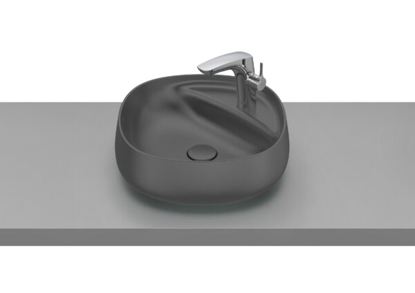 ROCA BEYOND Umywalka nablatowa FINECERAMIC® ONYKS A3270B9640
