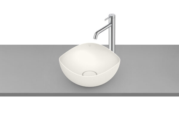 ROCA OHTAKE Umywalka nablatowa cienkościenna FINECERAMIC® BIAŁY MAT A327A15620