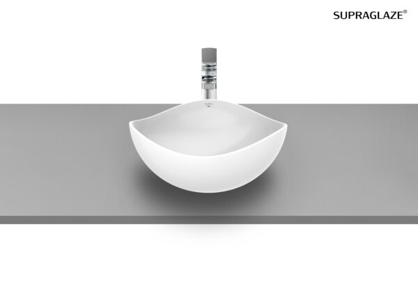 ROCA OHTAKE Umywalka nablatowa cienkościenna FINECERAMIC® SUPERGLAZE A327A15S00