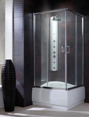 RADAWAY PREMIUM PLUS C KABINA PRYSZNICOWA 90X90 , PROFIL CHROM , SZKŁO PRZEZROCZYSTE 30451-01-01N