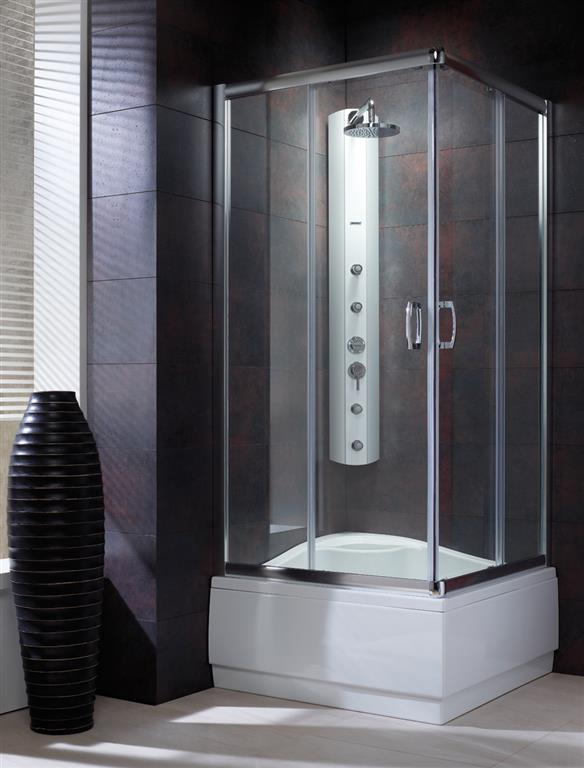 RADAWAY PREMIUM PLUS C KABINA PRYSZNICOWA 90X90 , PROFIL CHROM , SZKŁO PRZEZROCZYSTE 30451-01-01N