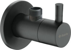 DEANTE Zawór kątowy z głowicą ceramiczną 1/2" - 3/8" - okrągły VFA_N62R