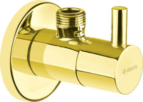 DEANTE Zawór kątowy z głowicą ceramiczną 1/2" - 3/8" - okrągły VFA_Z62R