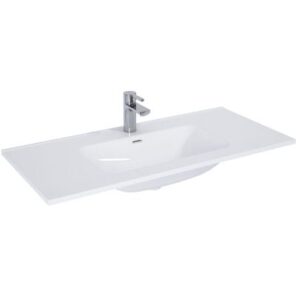 WYPRZEDAŻ!!! Elita Skappa umywalka 100,8x46 cm prostokątna meblowa biała RE041003068060